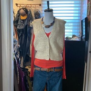 V- neck sweater vest